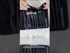 10pcs Premium Cosmetic Makeup Brush Set Cruelty Free Microcrystalline Hair Rubber Oil Processing