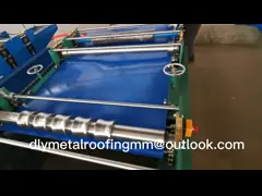 PLC гофрировал крен панели формируя крен металлического листа машины 1.25m формируя машину video