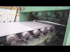 Холоднокатаный перерабатывающий завод плиты 316 нержавеющей стали 3мм почищенный щеткой 8к video