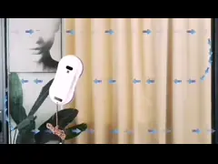 Ультразвуковое управление смартфона робота чистки окна стеклянного уборщика брызг воды автоматическое video