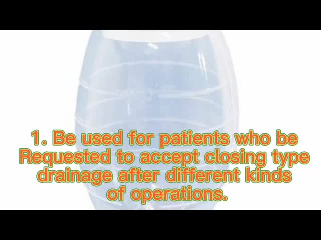 Система сбора сточных вод 400Ml 450Ml медицинского всасывания глубокого вакуума силикона закрытая обветренная