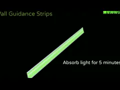 Self-luminous Aluminum Sidewall Guide Marking