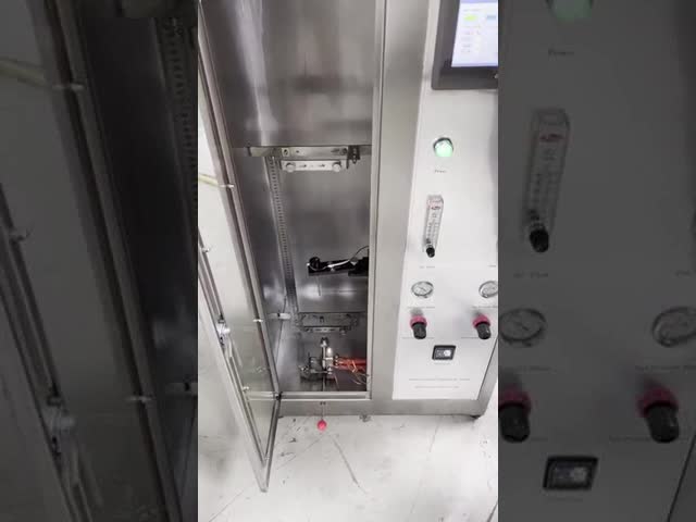 Automatic Vertical Flame Propagation Cable Testing Machine With Fume Hood