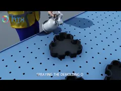 Automatische nass werfende Dosierermaschinen-Zufuhrfertigungsstraße, die Block pflastert