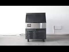 Машина куба льда создателя льда 1000W куба льда R404a 150KG/Day небольшая автоматическая video