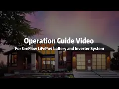 Гибридная трехфазная батарея лития 48v накопления энергии 10kwh инвертора Lifepo4 video