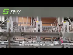 оборудование для испытаний толщины 220V 50HZ OEE 85% автоматическое для мягких материальных Workpieces video