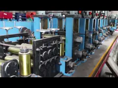 труба металла мельницы стальной трубы Erw высокой точности 380V высокочастотная делая машину video