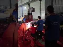 Проницаемый плавая занавес ила заграждения барьера замутненности подгонял video