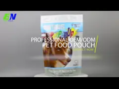 Высококачественная собачья еда Customed кладет пластиковый мешок в мешки с молнией для любимцев video