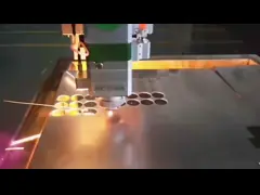 алюминиевый автомат для резки лазера портала автомата для резки 1500w лазера волокна 32000mm/Min video