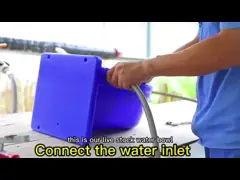 Автоматические скотины устрашают литое железо SUS304 пластмассы шара питьевой воды video