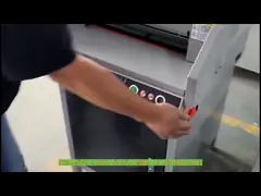 Напряжение тока автомата для резки 220V проводника двойника G450VS+ электрическое бумажное video