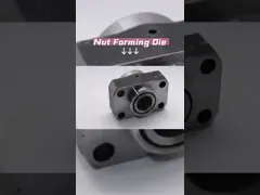 Карбид вольфрама вковки гайки высокой точности подгонянный умирает для гайки болта video