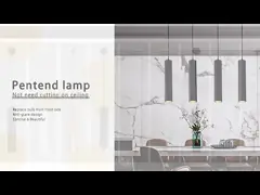 фронт алюминиевой черноты цилиндра 240V привесной светлый заменяет слепимость люстры шарика анти- video