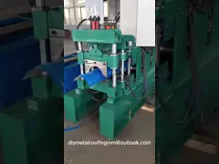 крен крышки Ридж крыши 4kw формируя черепицу PLC Ридж машины формируя оборудование video