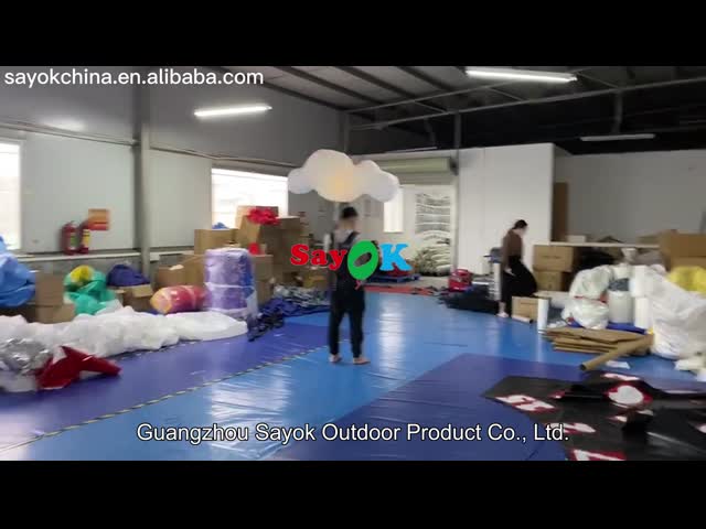 0.8m Backpack Ball Inflatable Lighting Decoration For Advertising Activity