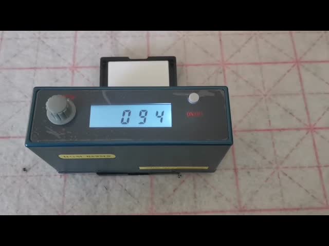 RUÍDO ASTM-D2457 67530 do ISO 2813 do triângulo do medidor de um brilho de 20/85/60 de grau