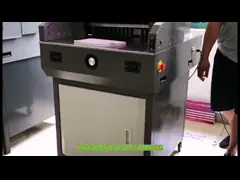 Более высокой эффективности машины бумажного резца E4908T скорость электрической более малошумная более быстрая video