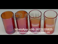 Dekorative Beschichtung des Multi-Bogen-PVD, Glasbeschichtungs-Maschine der Bogen-Kathoden-PVD, Glasbeschichtung des Vasenregenbogens PVD