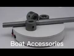 Морской титан CNC оборудования разделяет винт металла высокой чувствительности линейный video