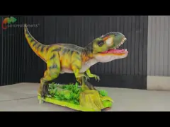 La vida del parque temático como T Rex Jurassic Park Animatronic 6 mide
