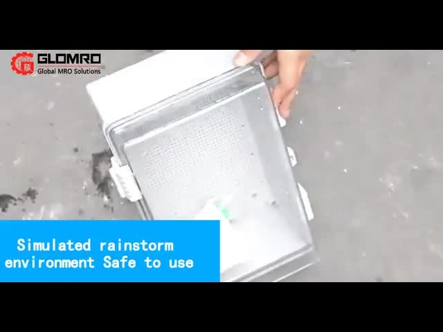 ケーブル電気IP66プラスチック防水ワイヤー ジャンクション・ボックスのABS PCの透明なカバー エンクロージャ箱