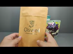 플라스틱 Mylar ziplockk 가방 14g 서식 잡초 잡초 포장 가방