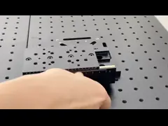 X скольжение точности оси линейное ставит ручное перемещение движения быстро 75mm video