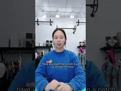 Утюг Merrow сплетенный границей Washable на утюге заплат на заплатах вышивки video