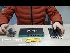 1800Mbps двойной маршрутизатор RM500Q-Gl диапазона 5G Wifi 6 со слотами 1 SIM-карты video