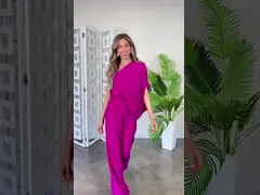 Bodysuit пригонки Balckless женщин 15% лайкра 85% полиэстер производителя одежды небольшого количества длинным Flared рукавом video