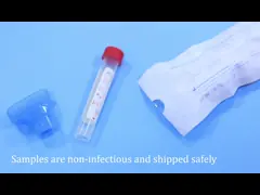 Наборы собрания слюны РИБОНУКЛЕИНОВОЙ КИСЛОТЫ ДНК собрания собственной личности для диагностического теста video