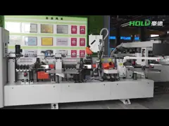 Автоматический край Bander HD853J конца машины кольцевания края 31.5KW узкий video