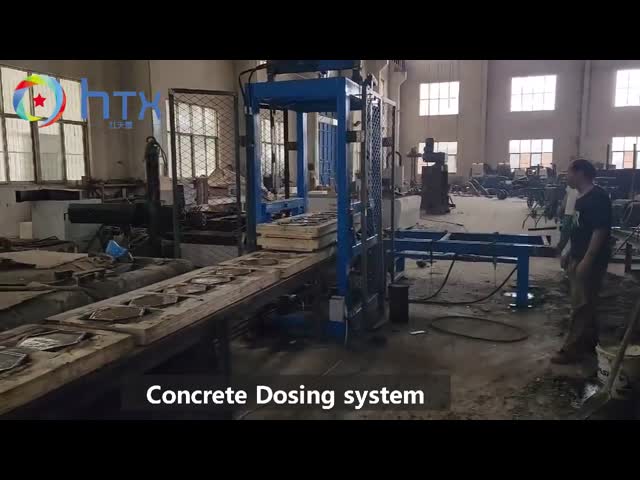 Screw Conveyor Faux Stone Siding Panels Wet Cast Concrete Machinery With Hopper