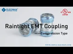 Steel Raintight EMT Coupling Compression Type UL Listed 1/2