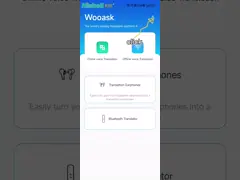 Беспроводной шлемофон переводчика TWS Bluetooth цифрового дисплея Earbuds перевода YD05 video