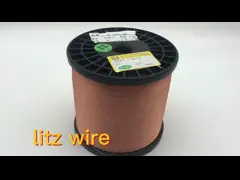 Class 180 Imide Wire High Frequency Enameled Copper Litz For Winding