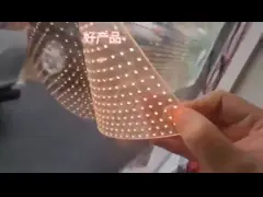 95% Тип установки Высокая яркость Ультратонкий дисплей с клейкой пленкой LED P10 video