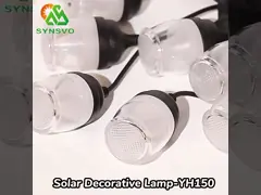 Приведенный патио светов строки винтажных шариков солнечный на открытом воздухе коммерчески водоустойчивый декоративный video