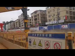 Smooth Clamshell Telescopic Arm Excavator Powered By Hydraulic Cylinder And Wire Rope System