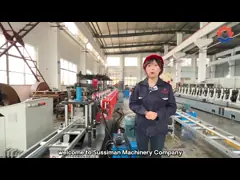 Гальванизированный стальной крен рельса двери формируя профиль машины 1,3 до 1.5mm 40 * 50mm c video