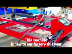 Отделяемым резец компьютеризированный пламенем плазмы 1515 1313 резцов плазмы металла Cnc video