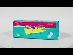 Cojines menstruales de la servilleta sanitaria del uso de la noche del algodón respirable disponible de las mujeres video