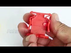 100пкс/баг вся система выравнивания плитки пола цветов для цвета красного цвета применения 1.0мм школы video