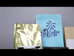 Подгонянная сумка гибкой упаковки сумки кофе потека дизайна с молнией Nomarl video