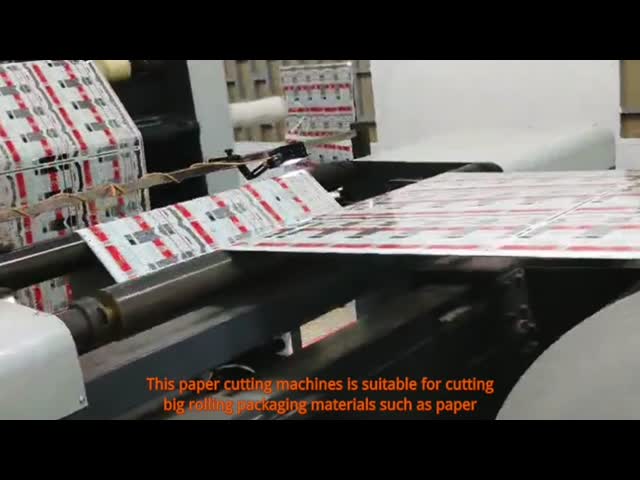 Automatic Roll To Sheeting Paper Cutting Machine ZHQ-1100B video