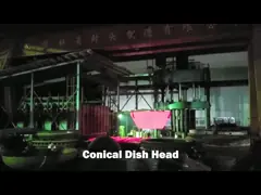 Heavy Duty / Unlimited Cone Section Tank Heads For Medium And Pressure Vessels