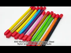 Провод нержавеющей стали SAE J1401 заплел замену тормозного рукава Ptfe гибкую video