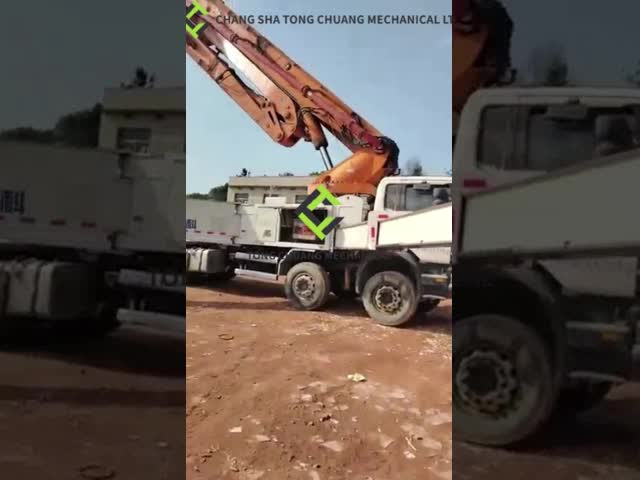 2014 Zoomlion Heavy Industries 56m Scania Chassis Second Hand Concrete Pump Truck